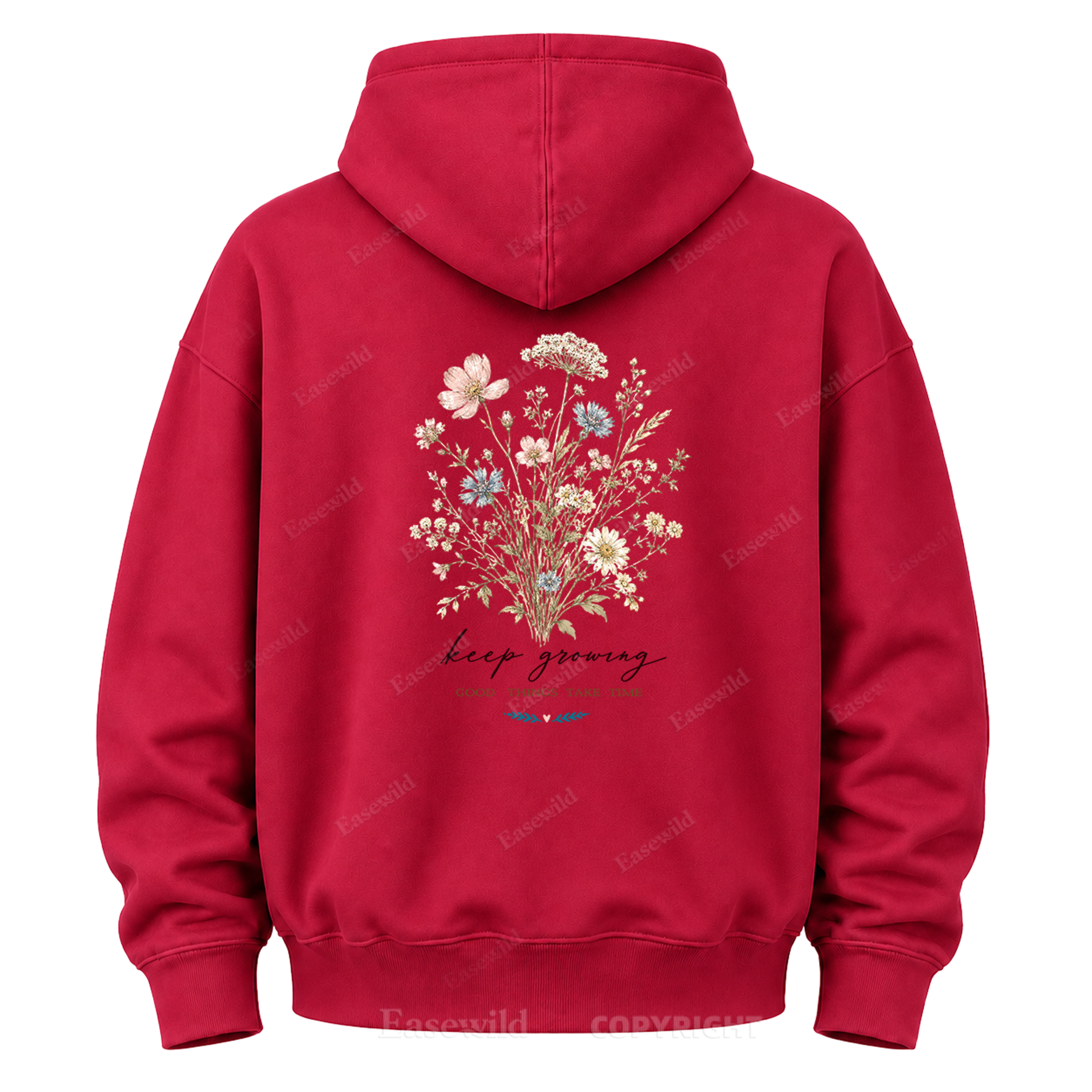 Keep Growing Wildflower Graphic Hoodie