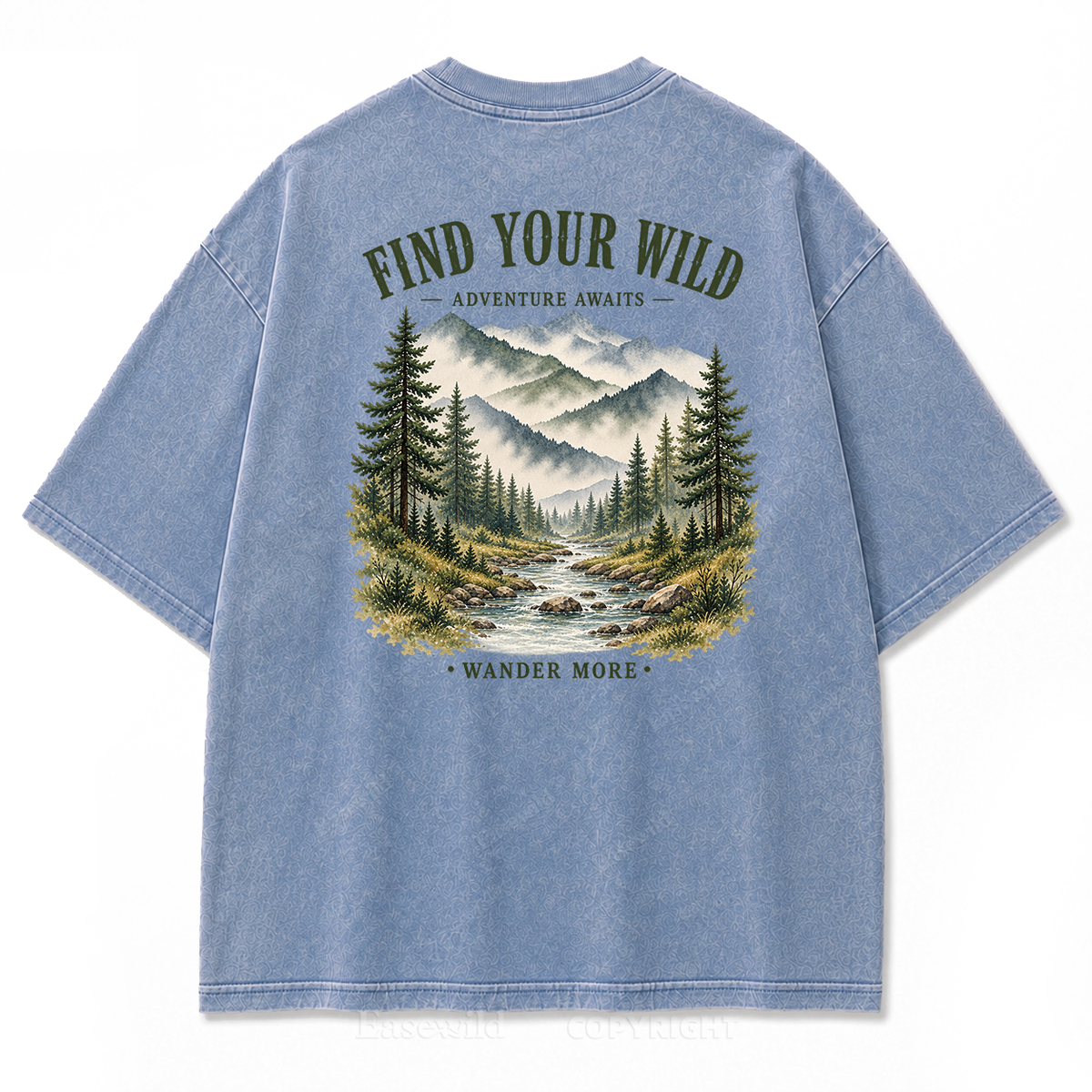 Find Your Wild Mountain Adventure Print Tee