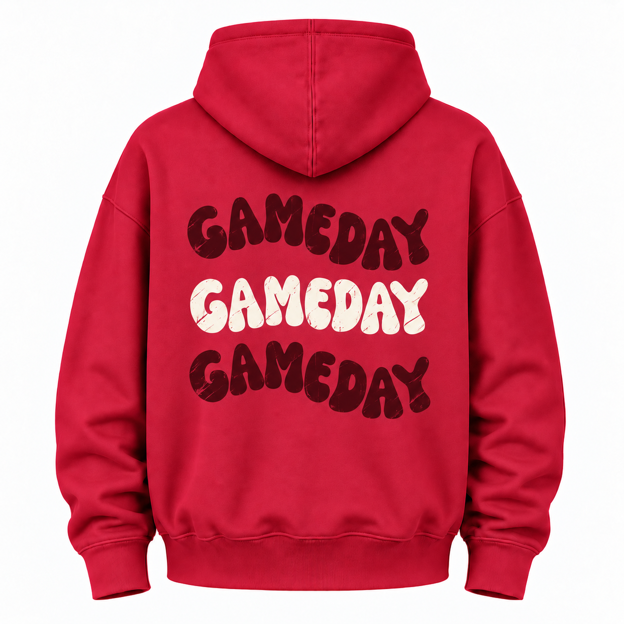 Game Day Baseball Stitch Graphic Hoodie