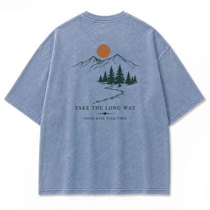 Take the Long Way Print Tee