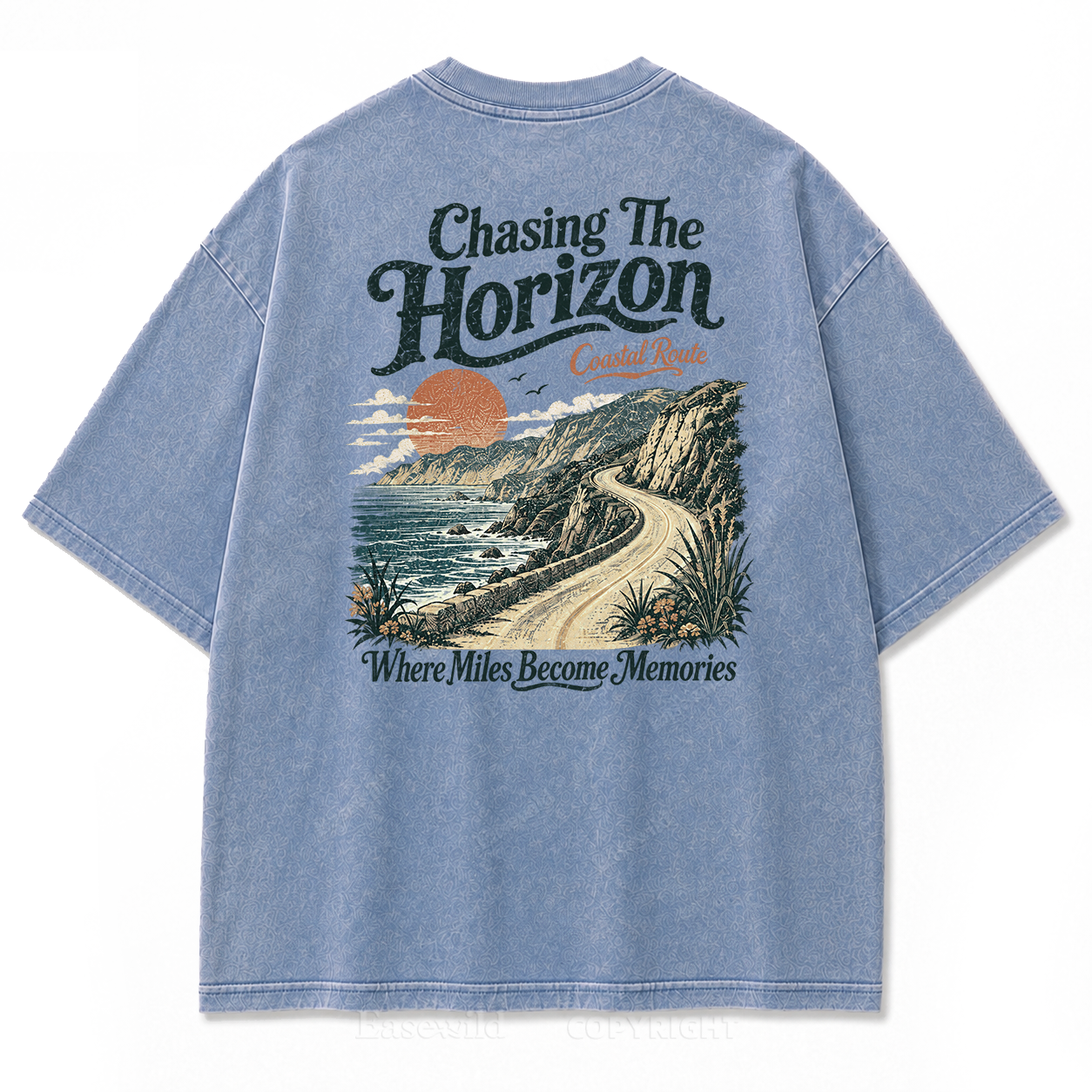 Chasing the Coastal Horizon Print Tee