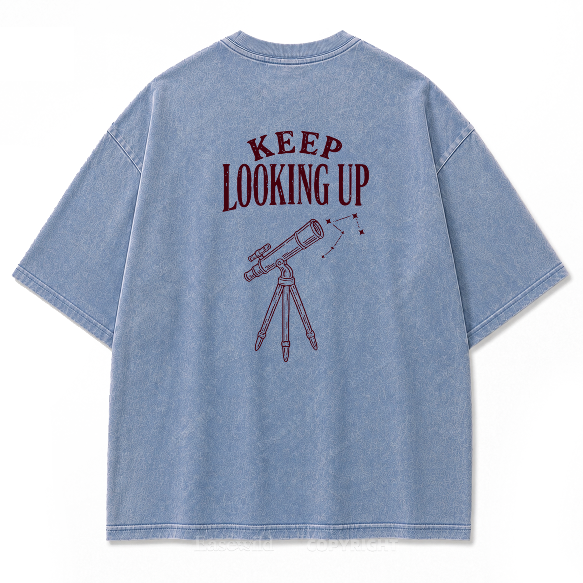 Keep Looking Up Graphic Print Tee