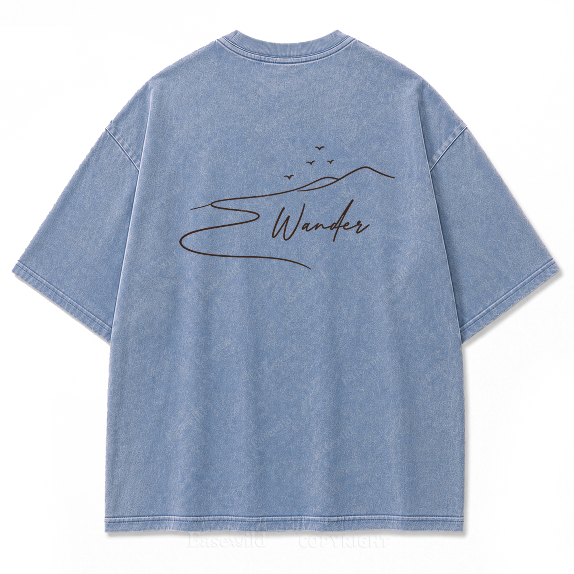 Where the Road Softens Washed Print Tee