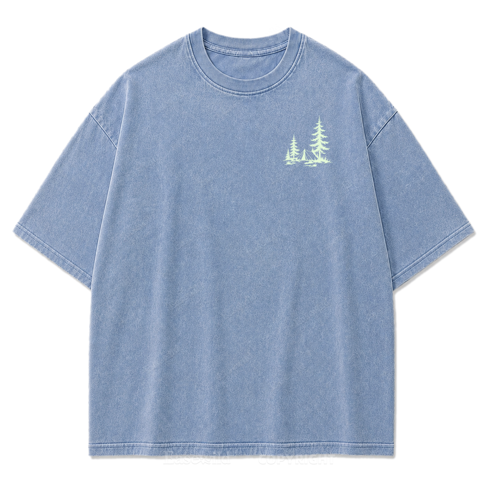 Pinebound Nights Washed Print Tee
