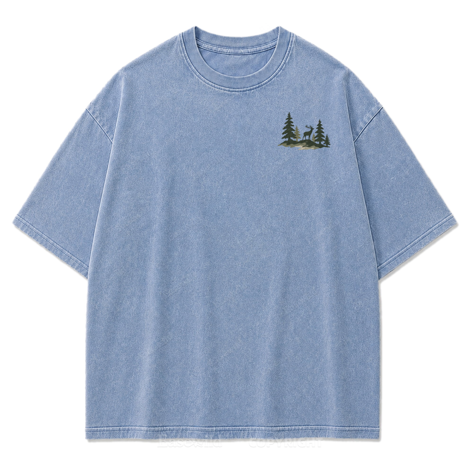 Find Me Offline T-Shirt mit Waschung