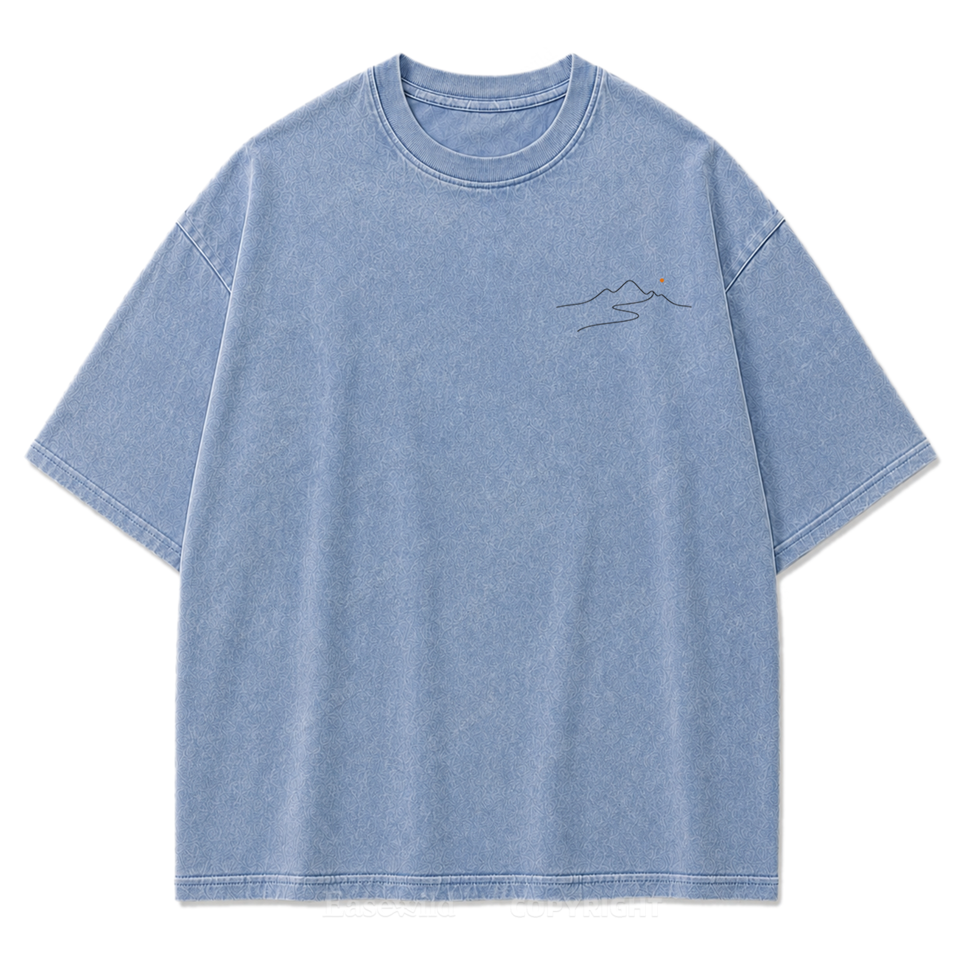 Go Where You Feel Most Alive Washed Print Tee