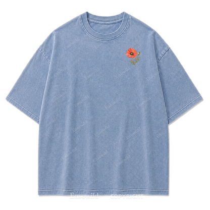 Wildflower Bouquet Washed Print Tee