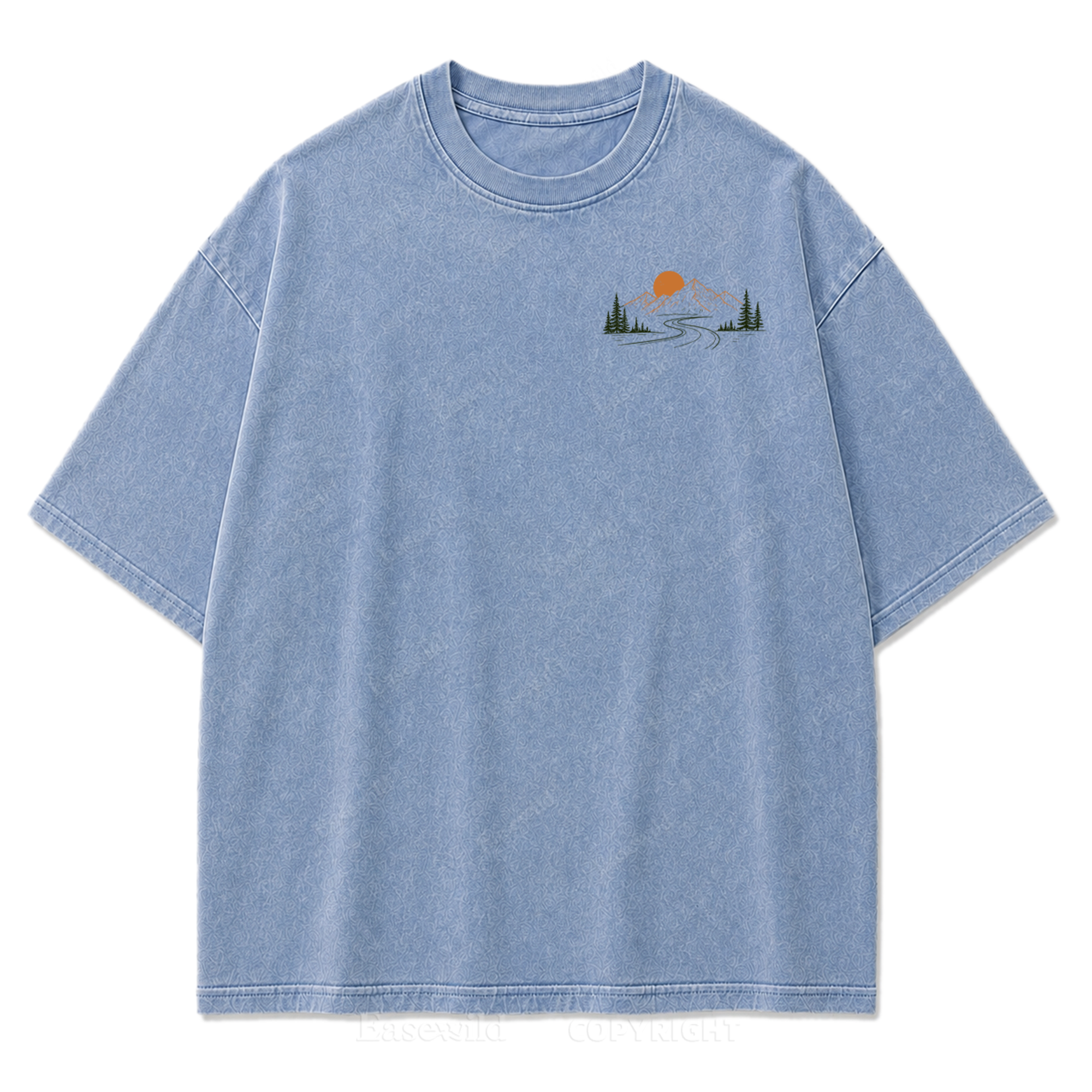 The Open Road Washed Print Tee