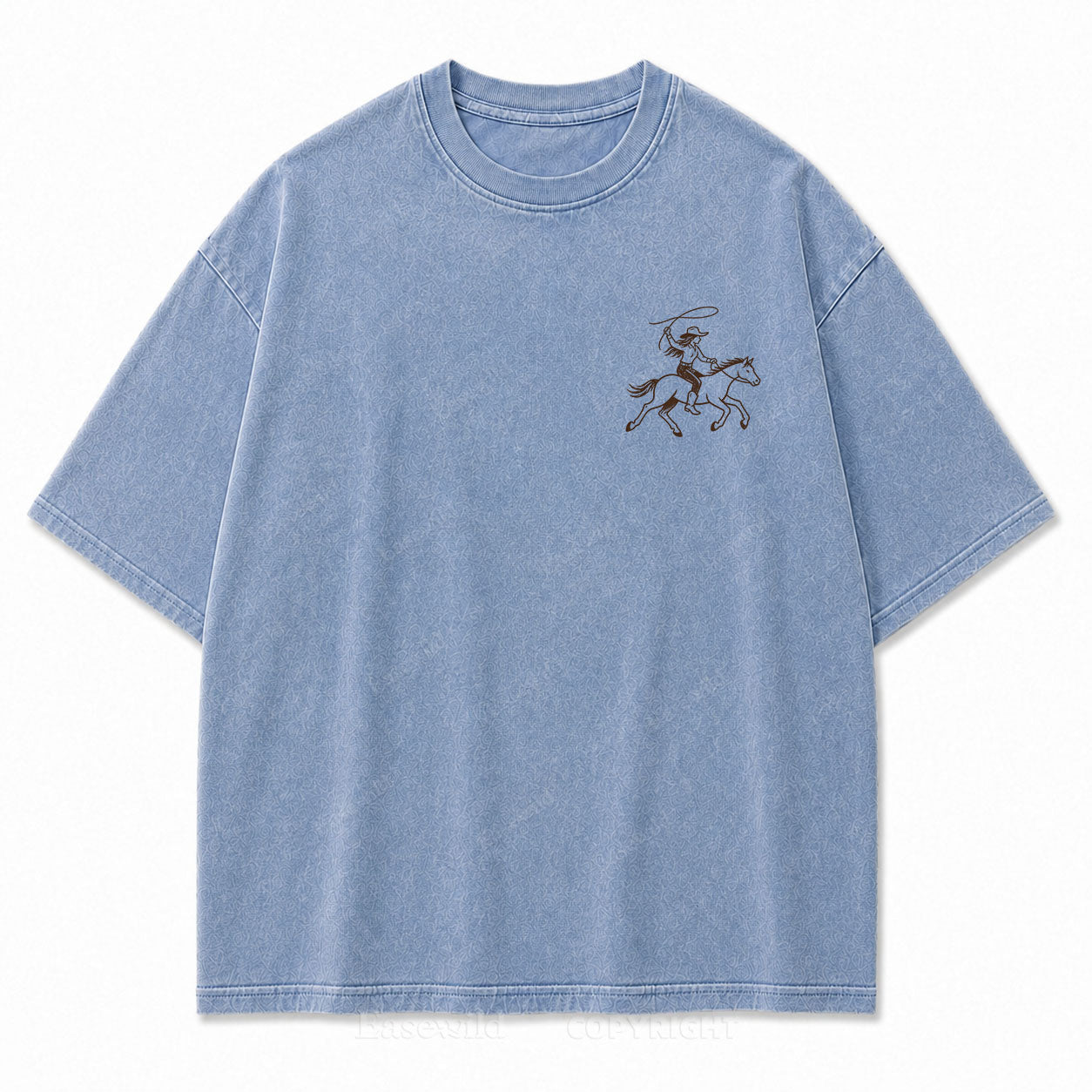 Coastal Cowgirl Club Washed Print Tee