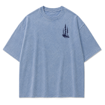 In the Stillness Mountain Washed Print Tee