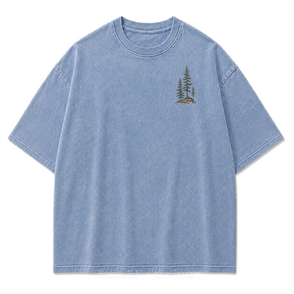 Higher Ground Softer Thoughts Washed Print T-Shirt