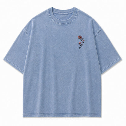 Stay Loyal to Your Own Peace Washed Print Tee