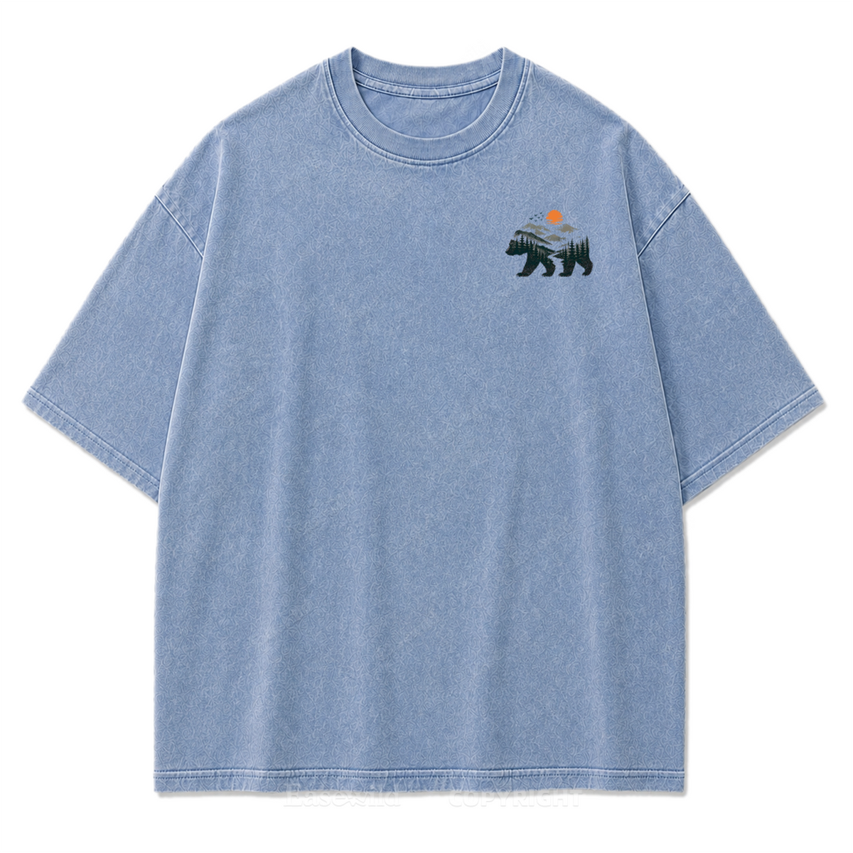Roam More Worry Less Washed Print Tee