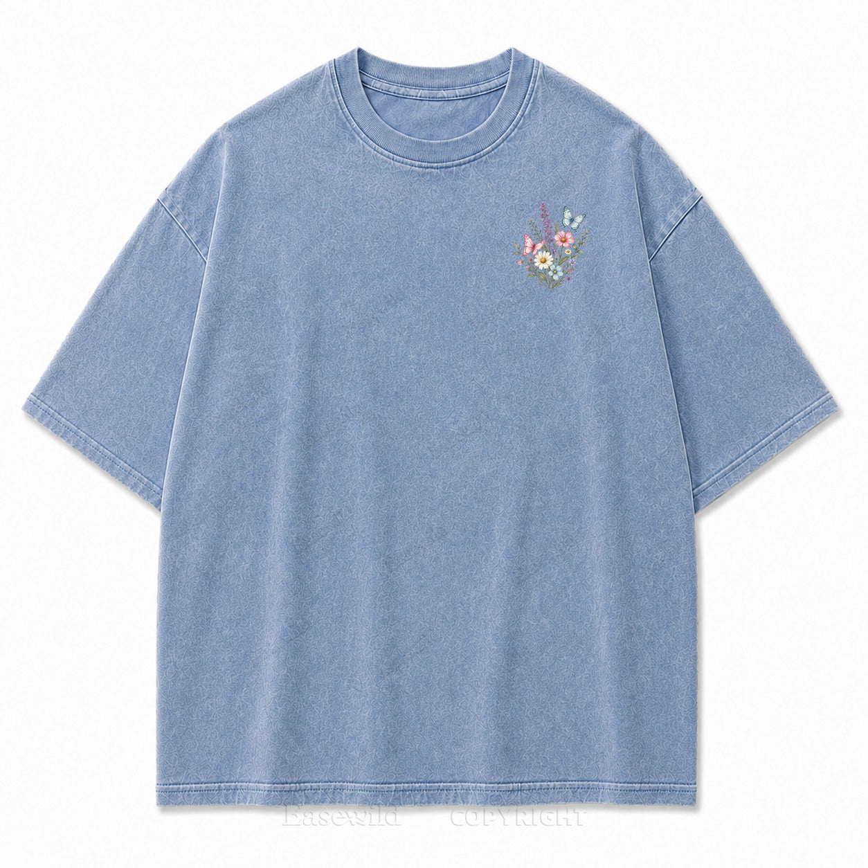 Live Wild Bloom Free Floral Art Print Tee
