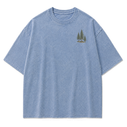 Go Where You Feel Most Alive Lake Washed Print Tee