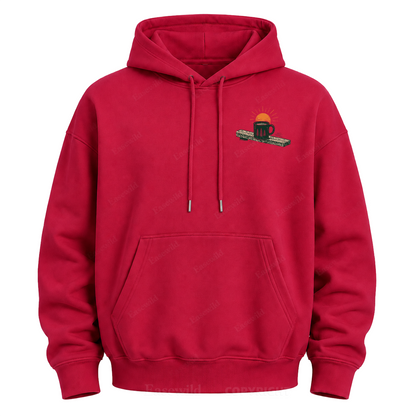 Morgenstunden am See Grafik-Hoodie