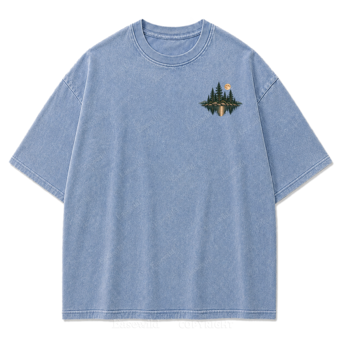 Lake Nights Washed Print Tee