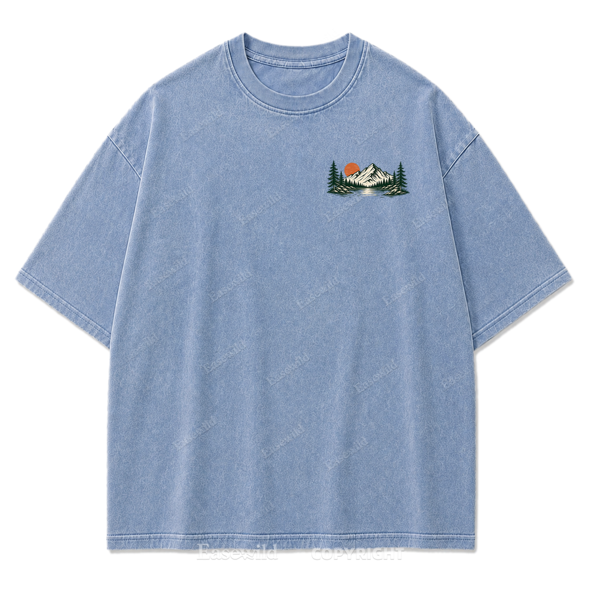 Campfire Evenings Outdoor Washed Print Tee