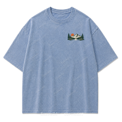 Campfire Evenings Outdoor Washed Print Tee