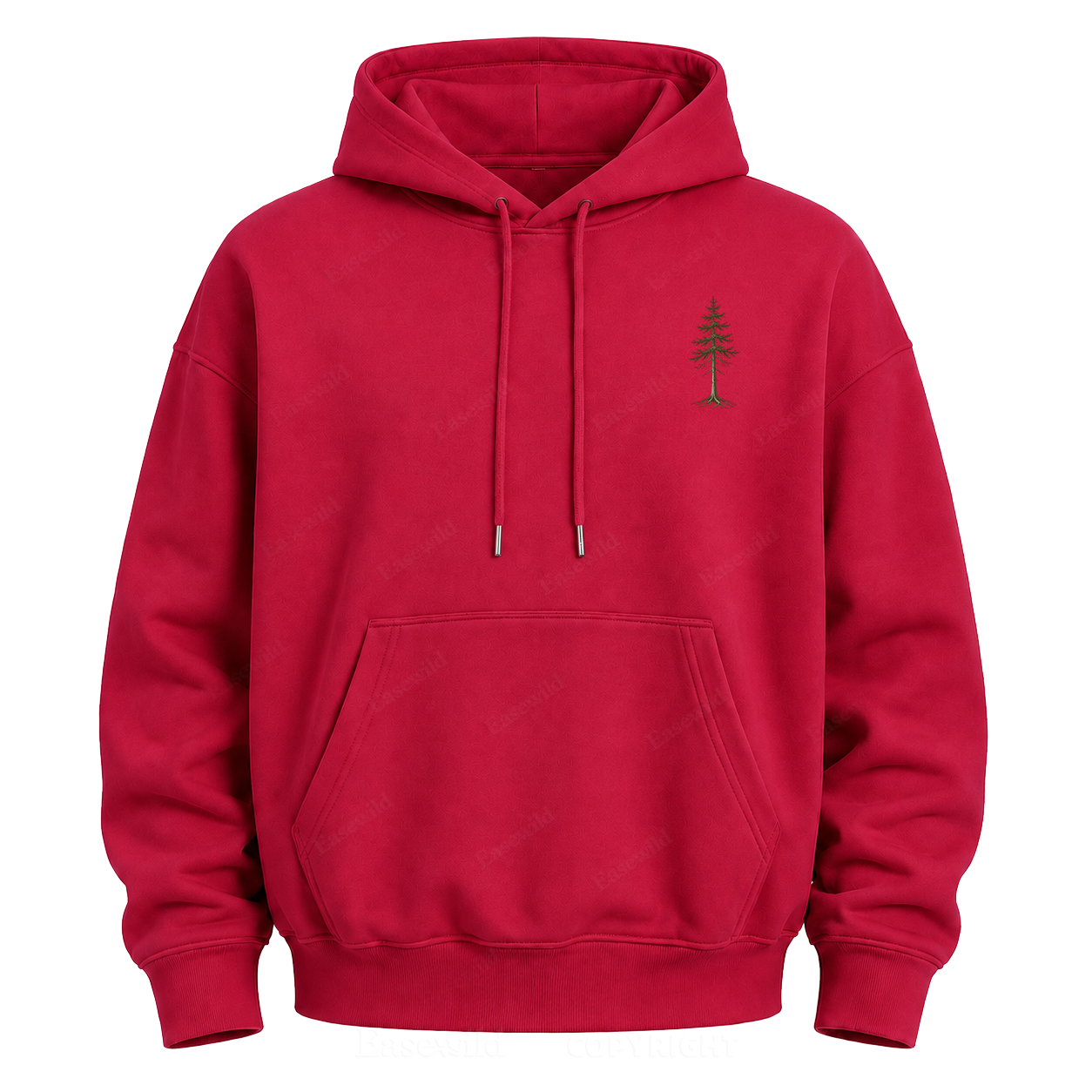 Wild in Quiet Ways Vintage Pine Graphic Hoodie