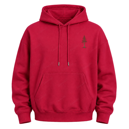 Wild in Quiet Ways Vintage Pine Graphic Hoodie