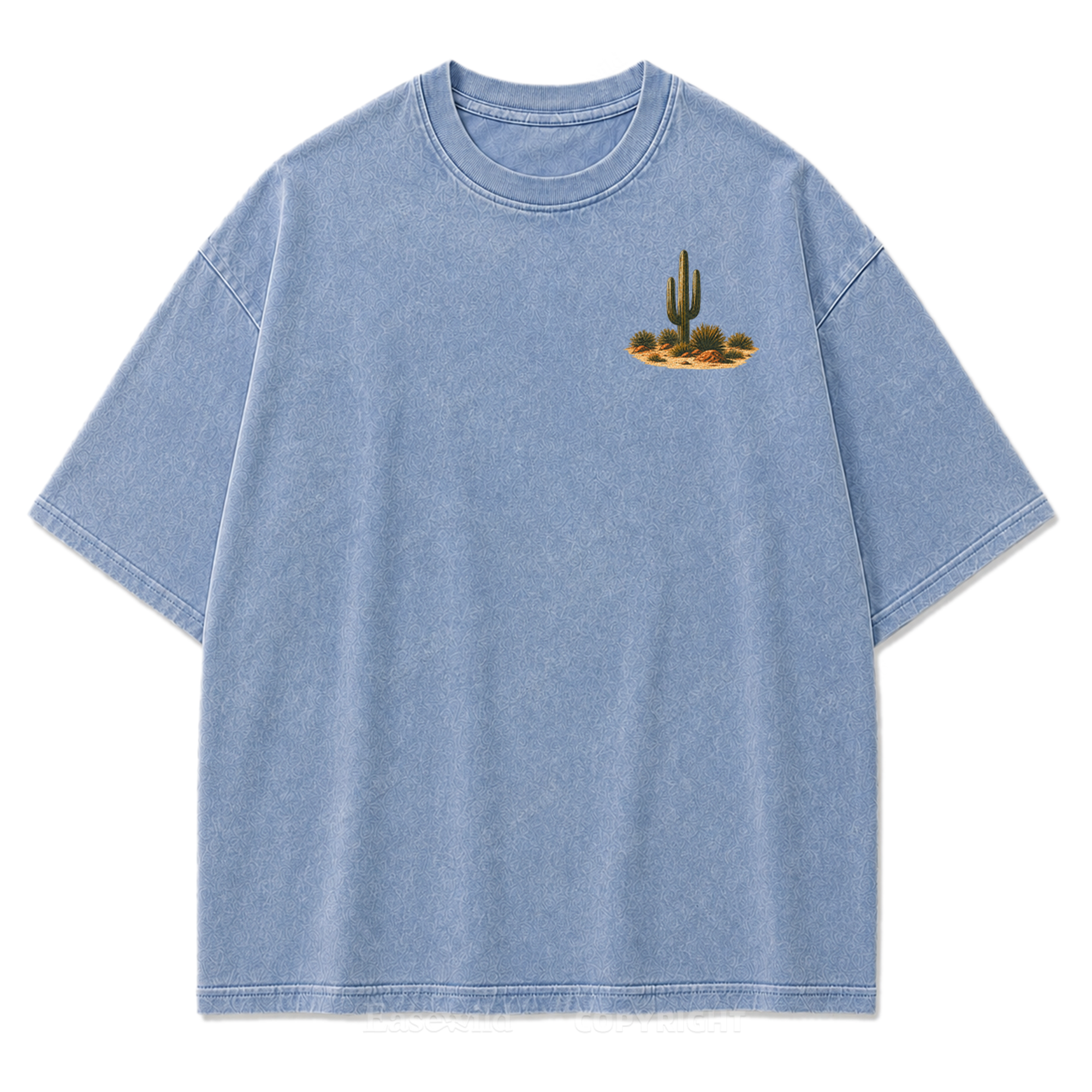 The Long Way Home Washed Print Tee