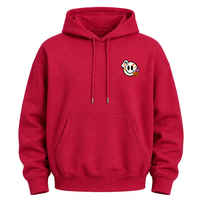 Halloween Smiley Ghost Graphic Hoodie