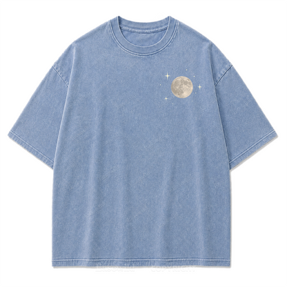 Moonlit Wilderness Washed Print Tee