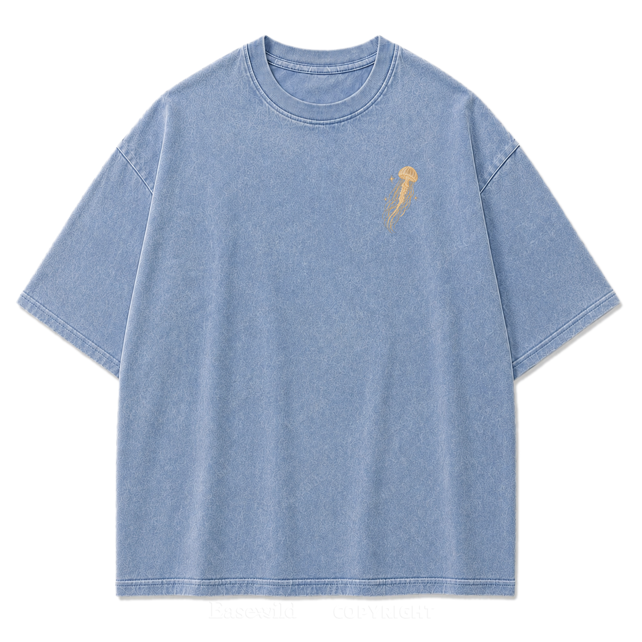 Vintage Celestial Jellyfish Space Print Tee