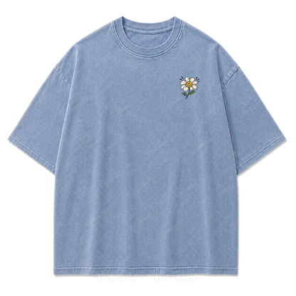 Not Perfect Still Me Authentic Self‑Love Washed Graphic Tee