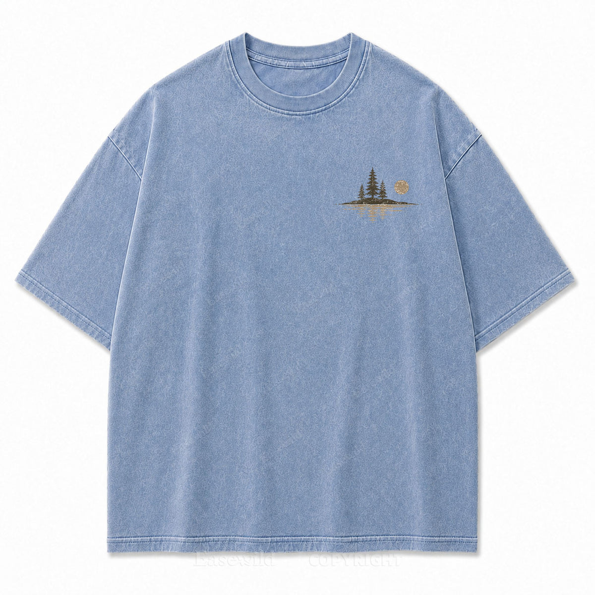 Lake Days Card Washed Graphic Tee