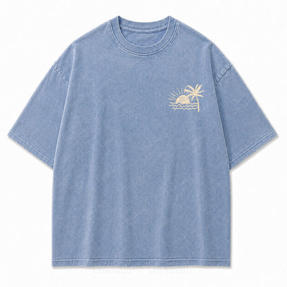 Walk By Faith Not By Sight Washed Graphic Tee