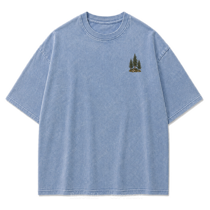 Somewhere Between Wild & Home Washed Print Tee