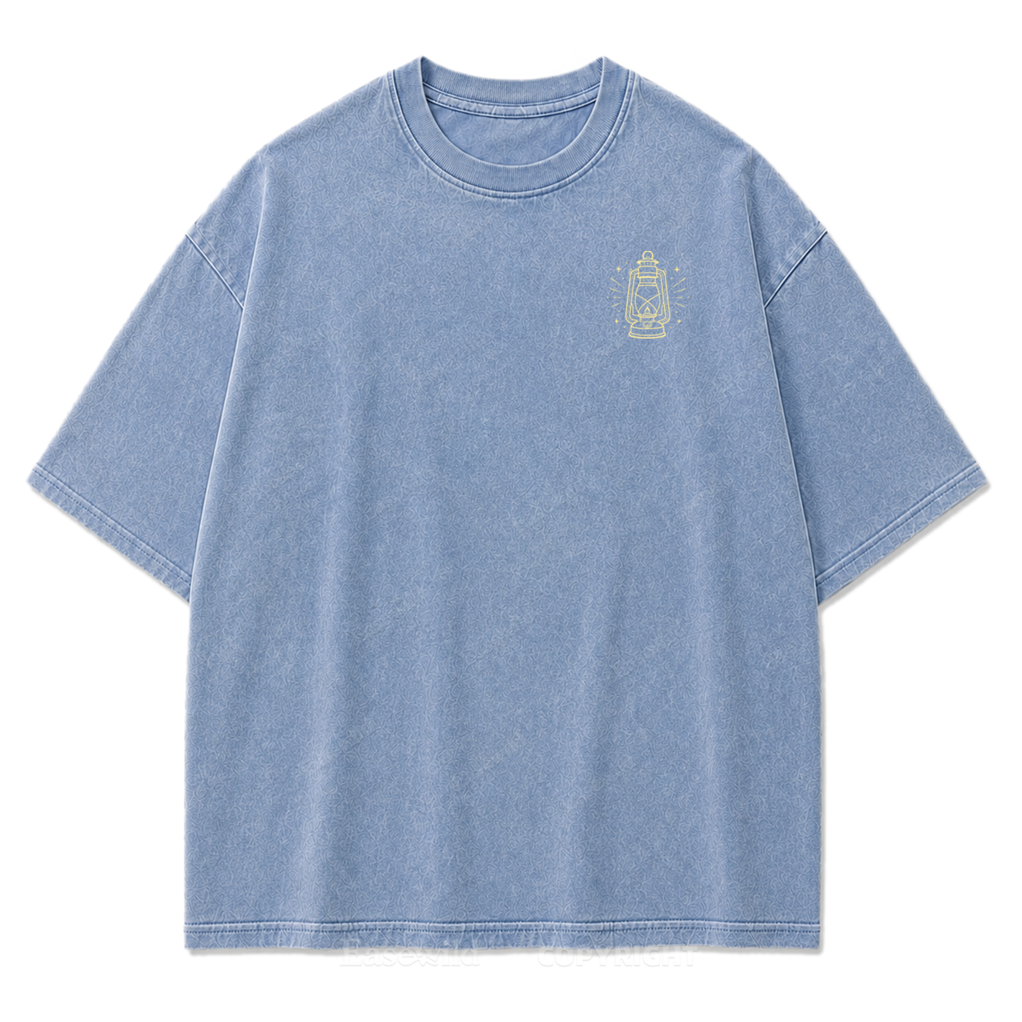 T-Shirt mit „Leave A Light On“-Grafikprint