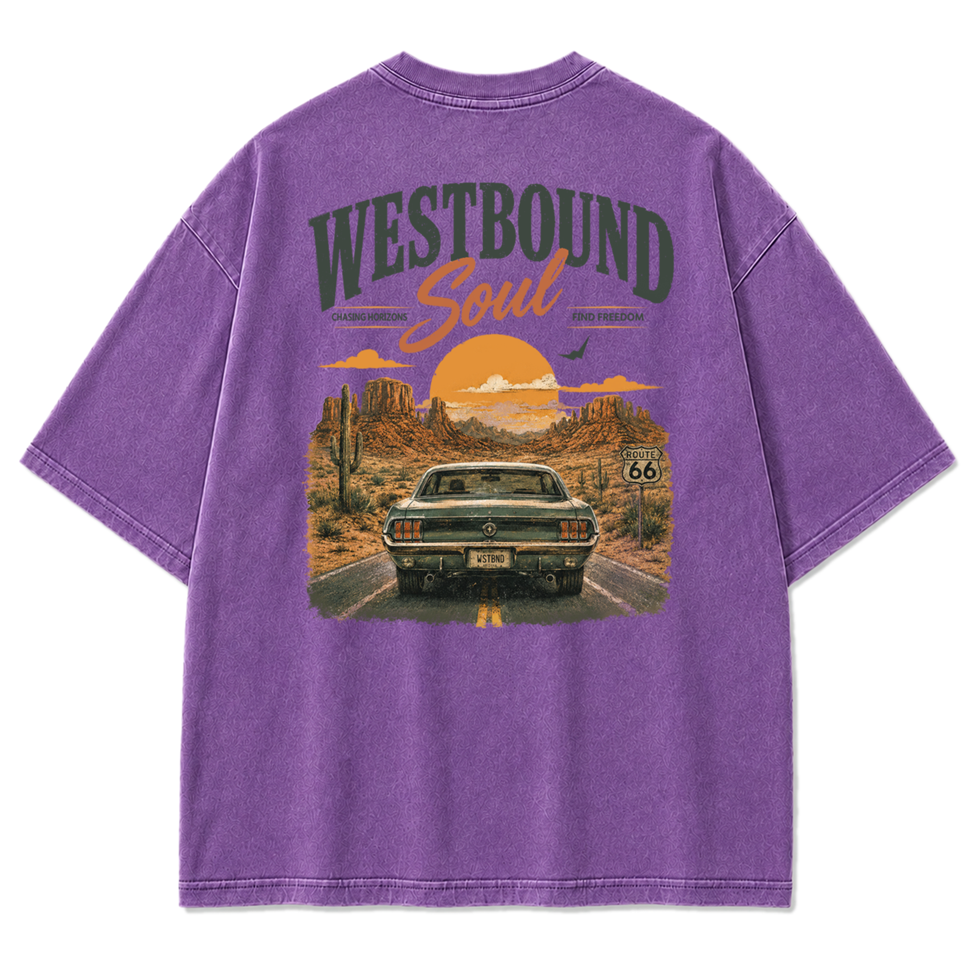 Westbound Soul Washed Print Tee