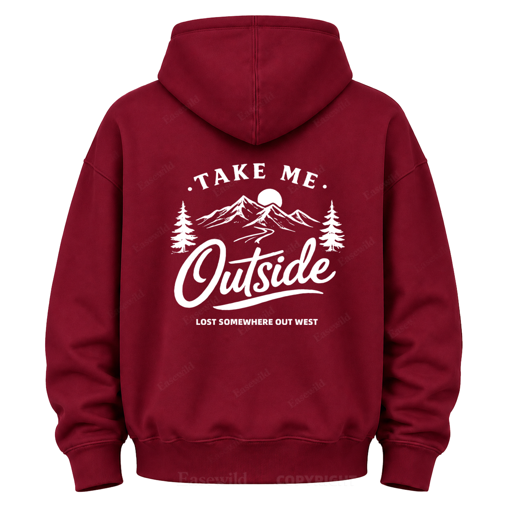 Take Me Outside Out West Grafik-Kapuzenpullover