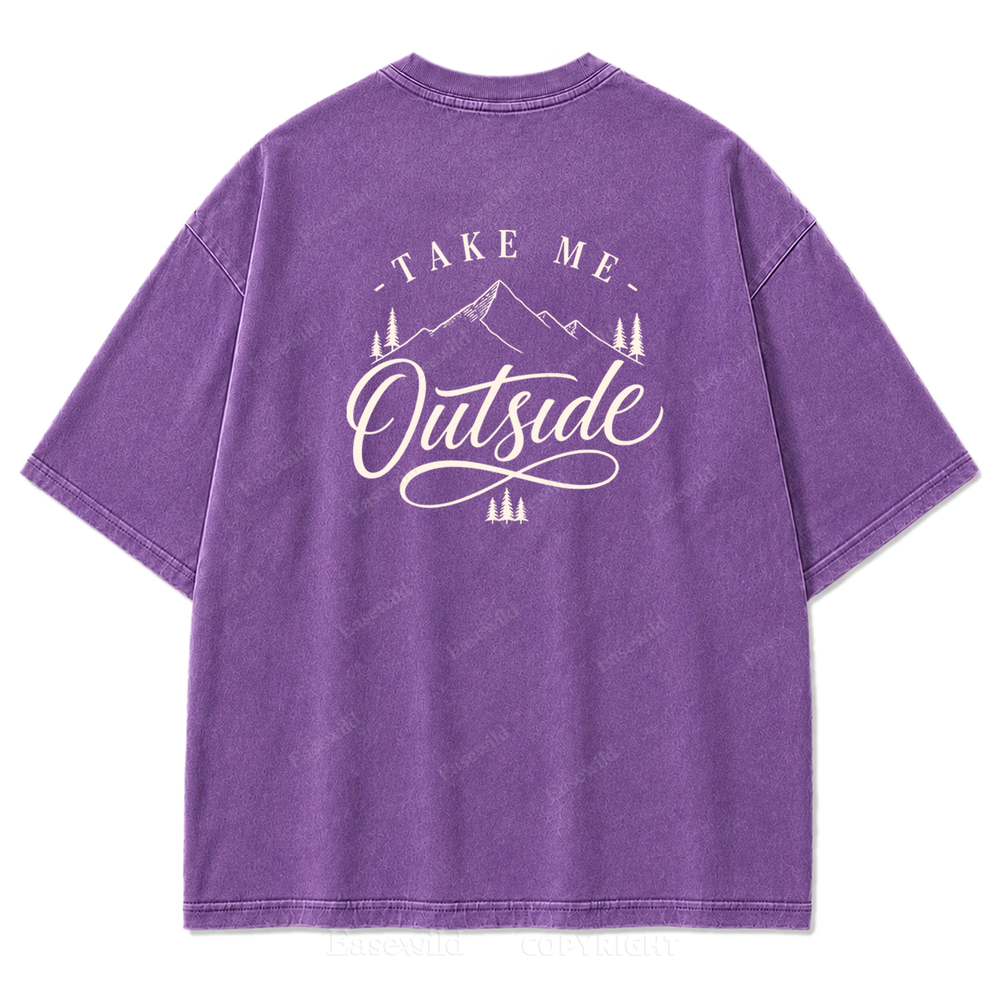 Called Back to the Outside Washed Print Tee