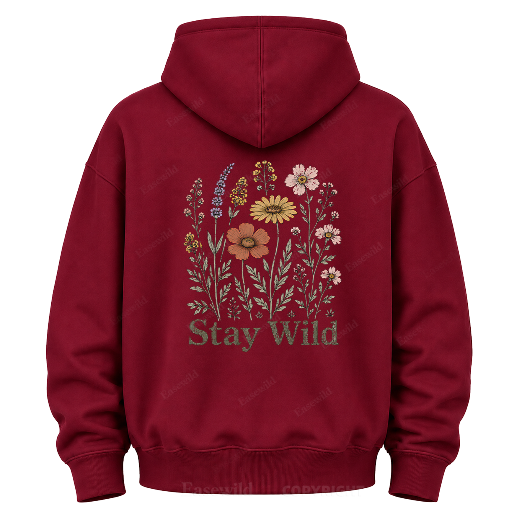 Stay Wild Wildflower Graphic Hoodie