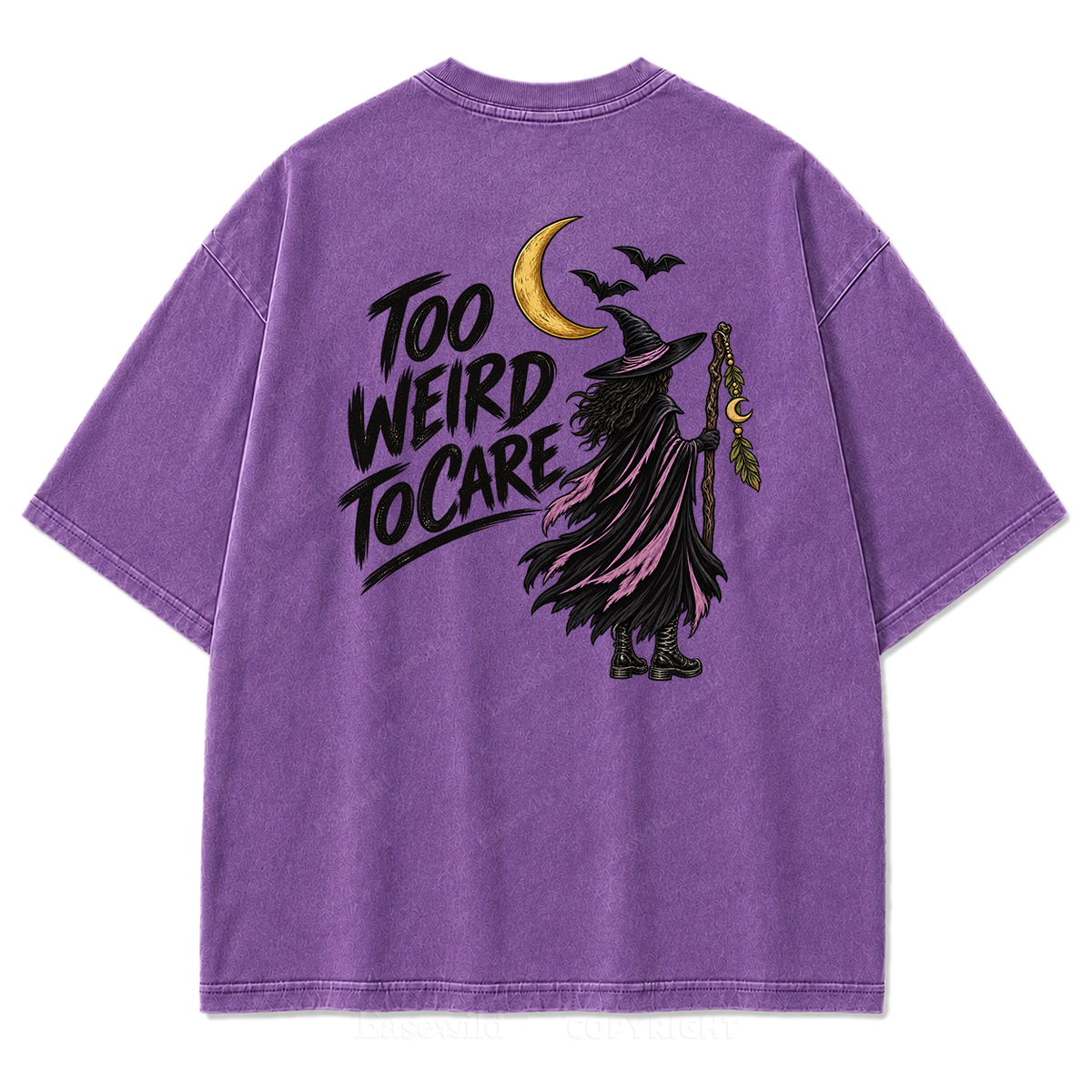 Be Yourself Wild Boho Witch Washed Graphic Tee
