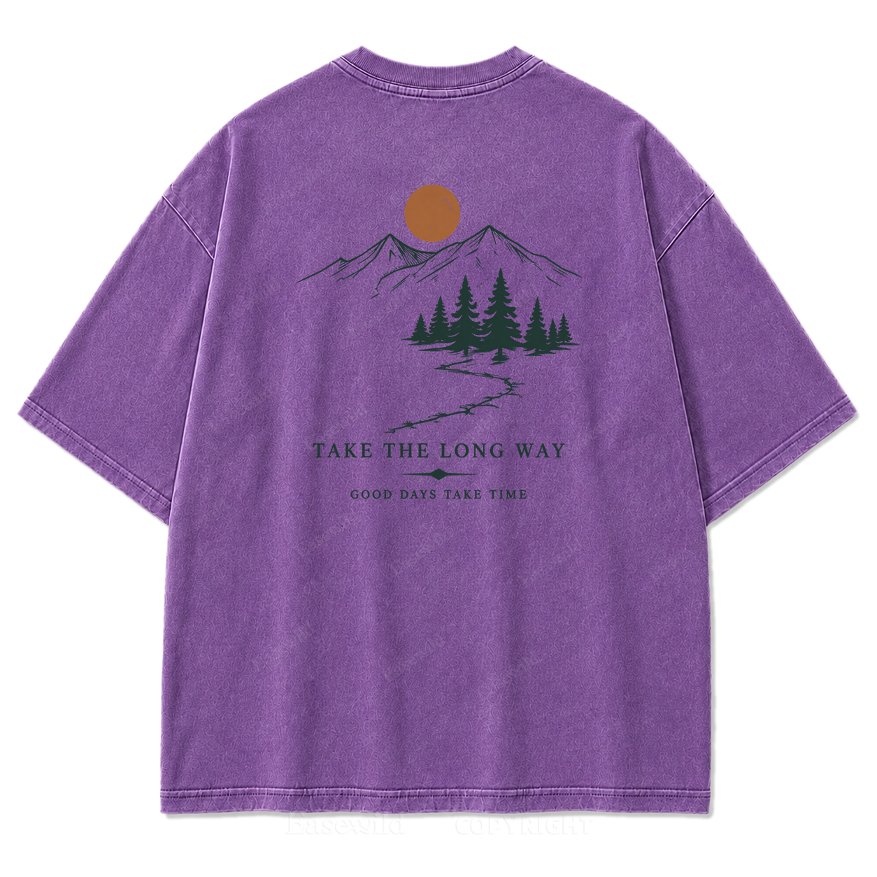 Take the Long Way Print Tee