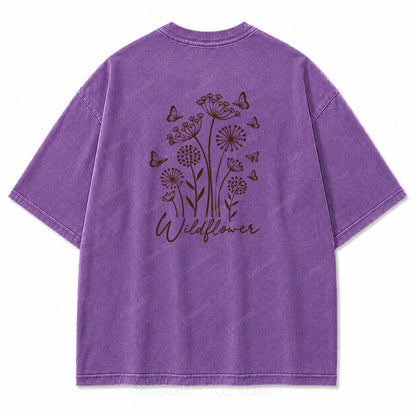 Wildflower Washed Print Tee