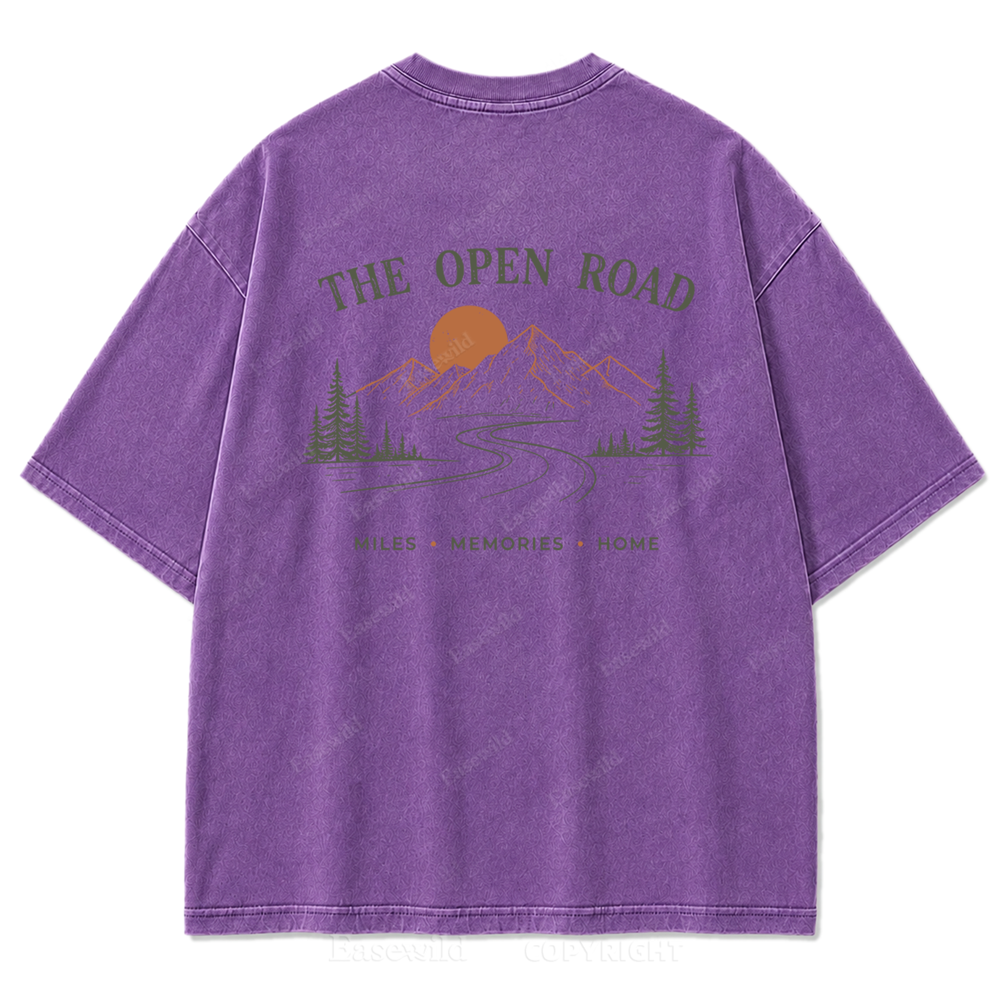 The Open Road Washed Print Tee