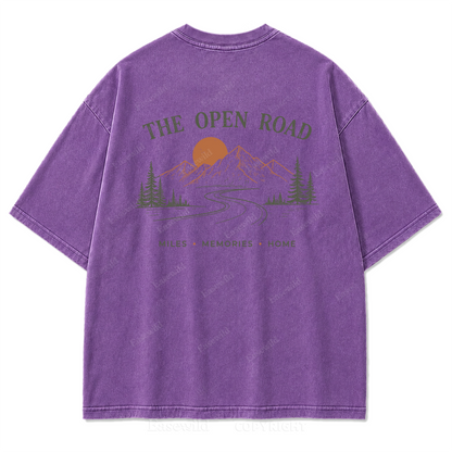 The Open Road Washed Print Tee