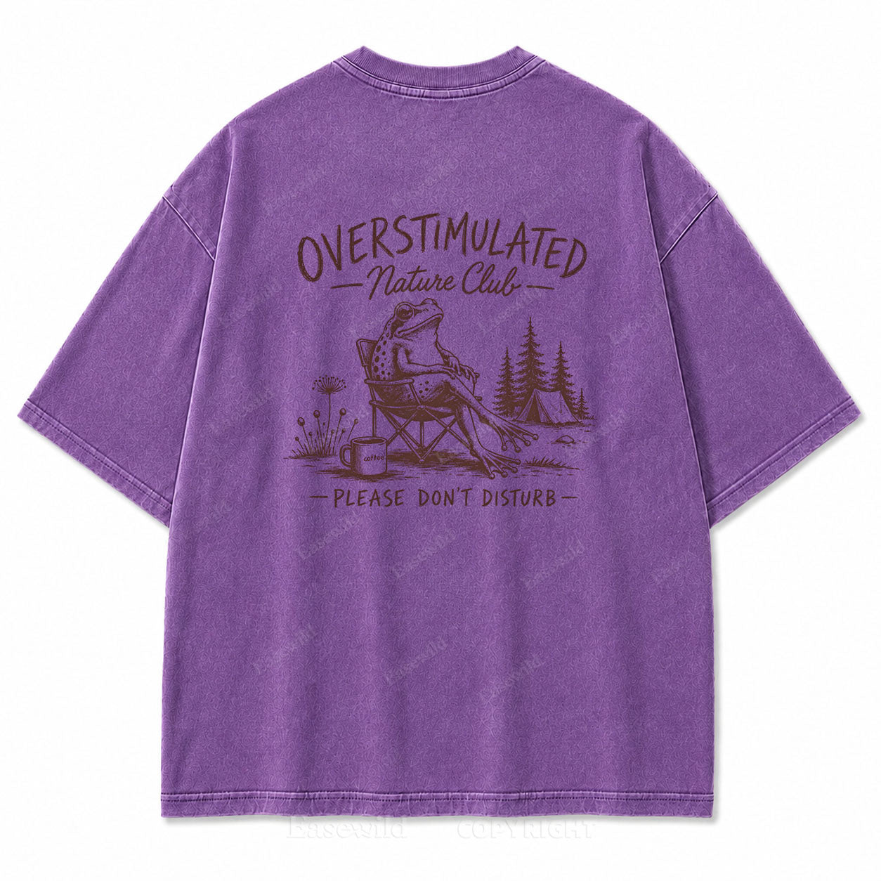Overstimulated Nature Club Washed Print Tee