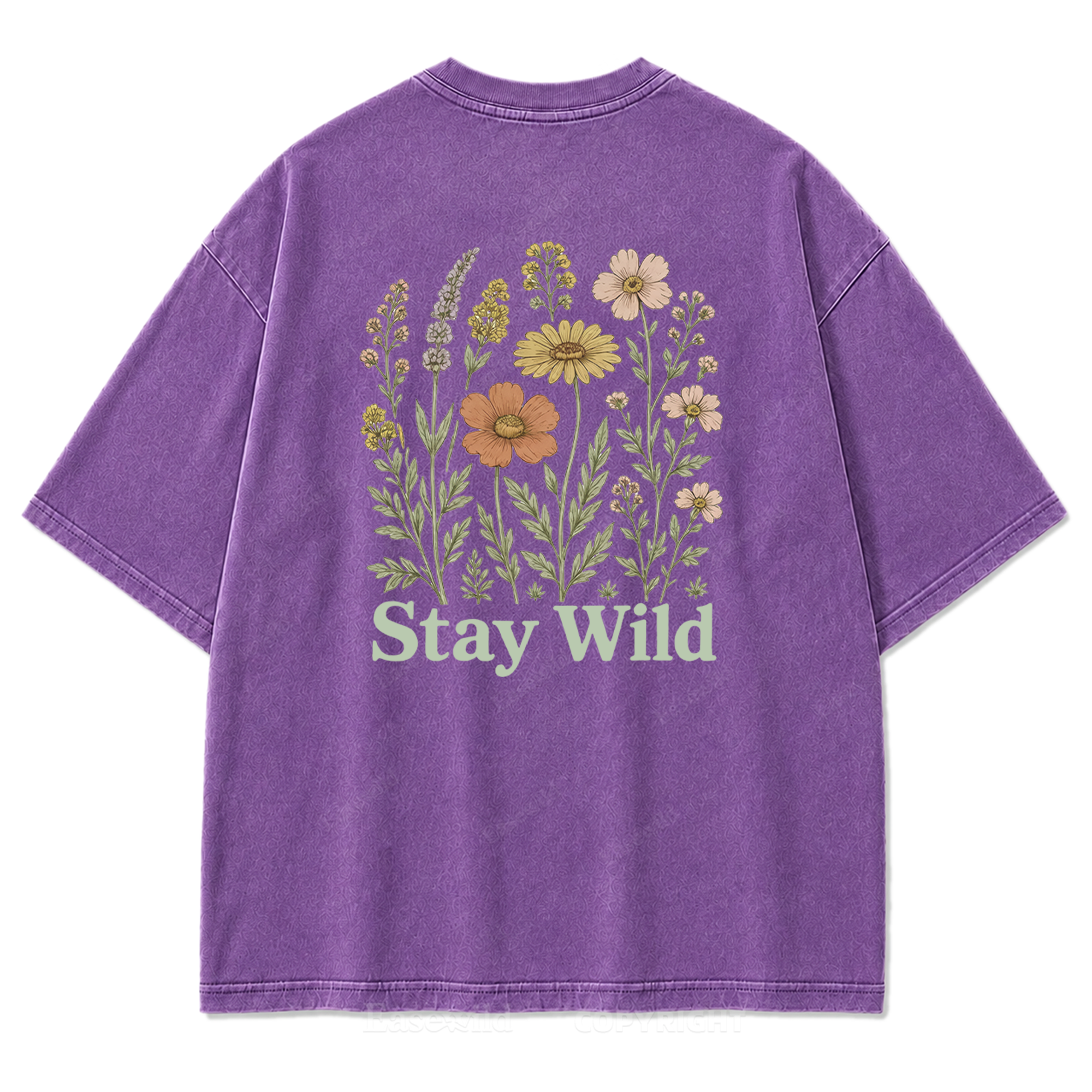 Meadow Spirit Floral Washed Print Tee