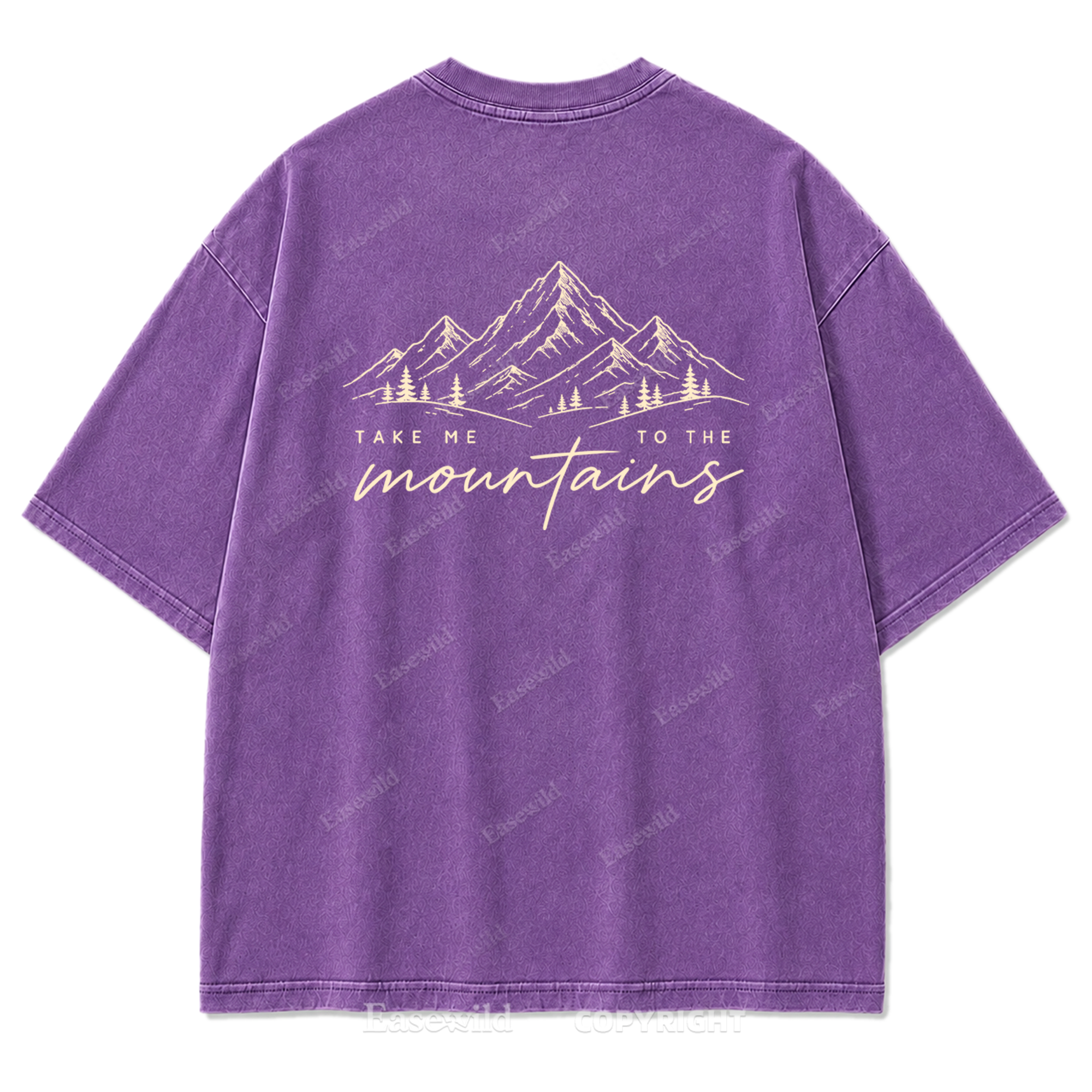 Mountain State of Mind Washed Print Tee