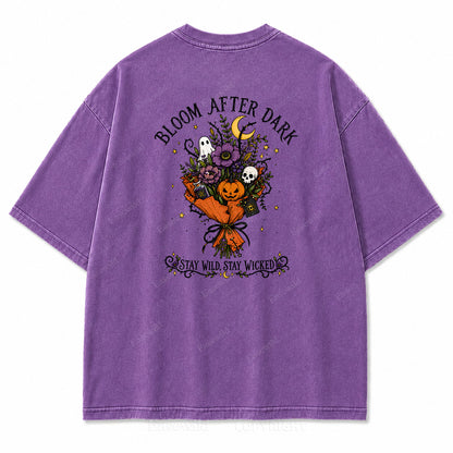 Bloom After Dark Halloween Washed Graphic Tee