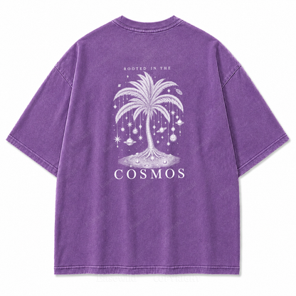 Rooted in the Cosmos Vintage Graphic Print Tee