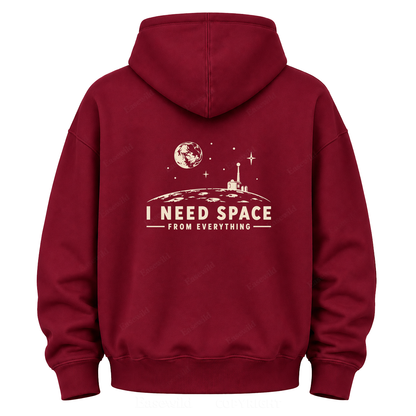 Moon Base Graphic Hoodie
