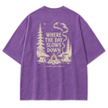 Washed Purple